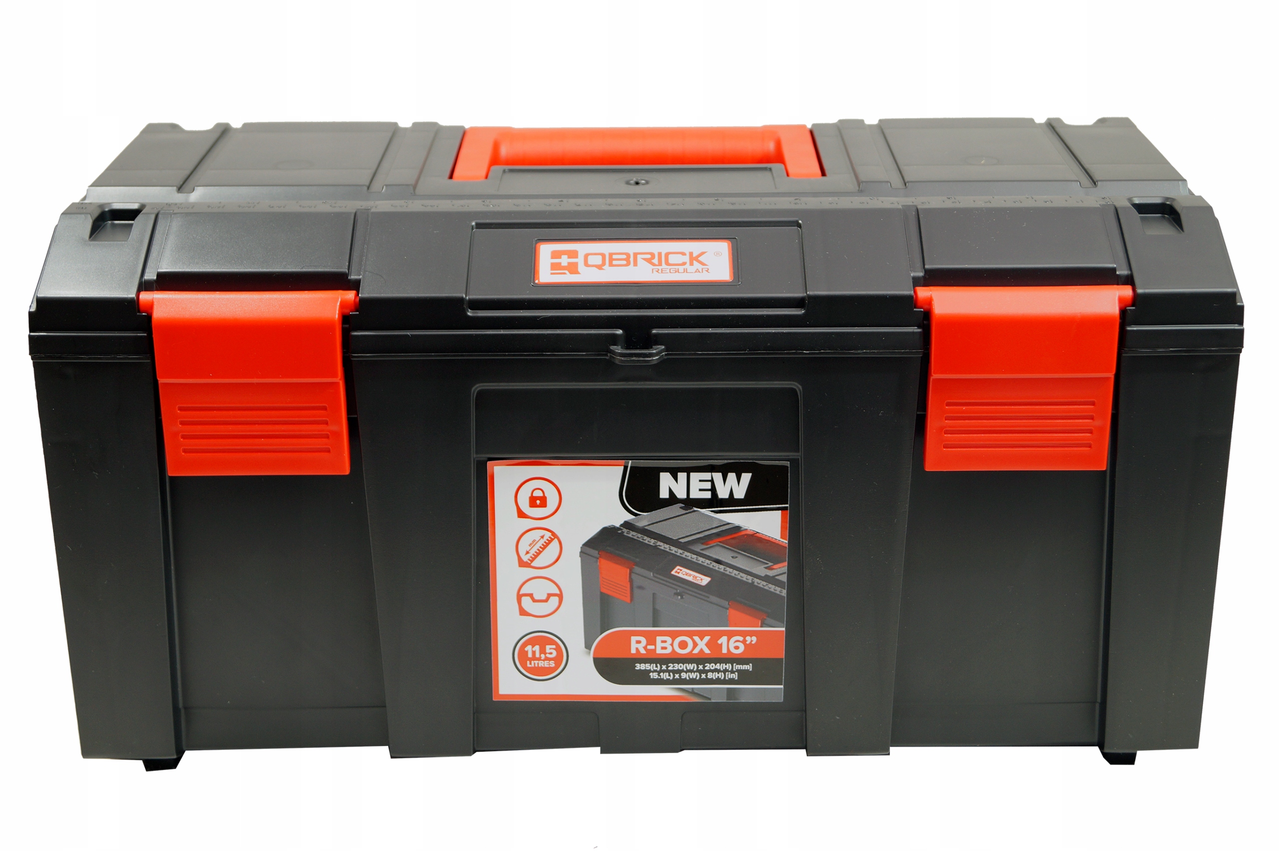 SKRZYNKA NARZĘDZIOWA narzędzia QBRICK Regular 16 Rodzaj skrzynka do przenoszenia