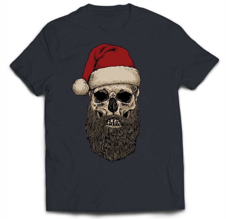 

Czaszka Skull Wigilia Gwiazdka Mikołaj L