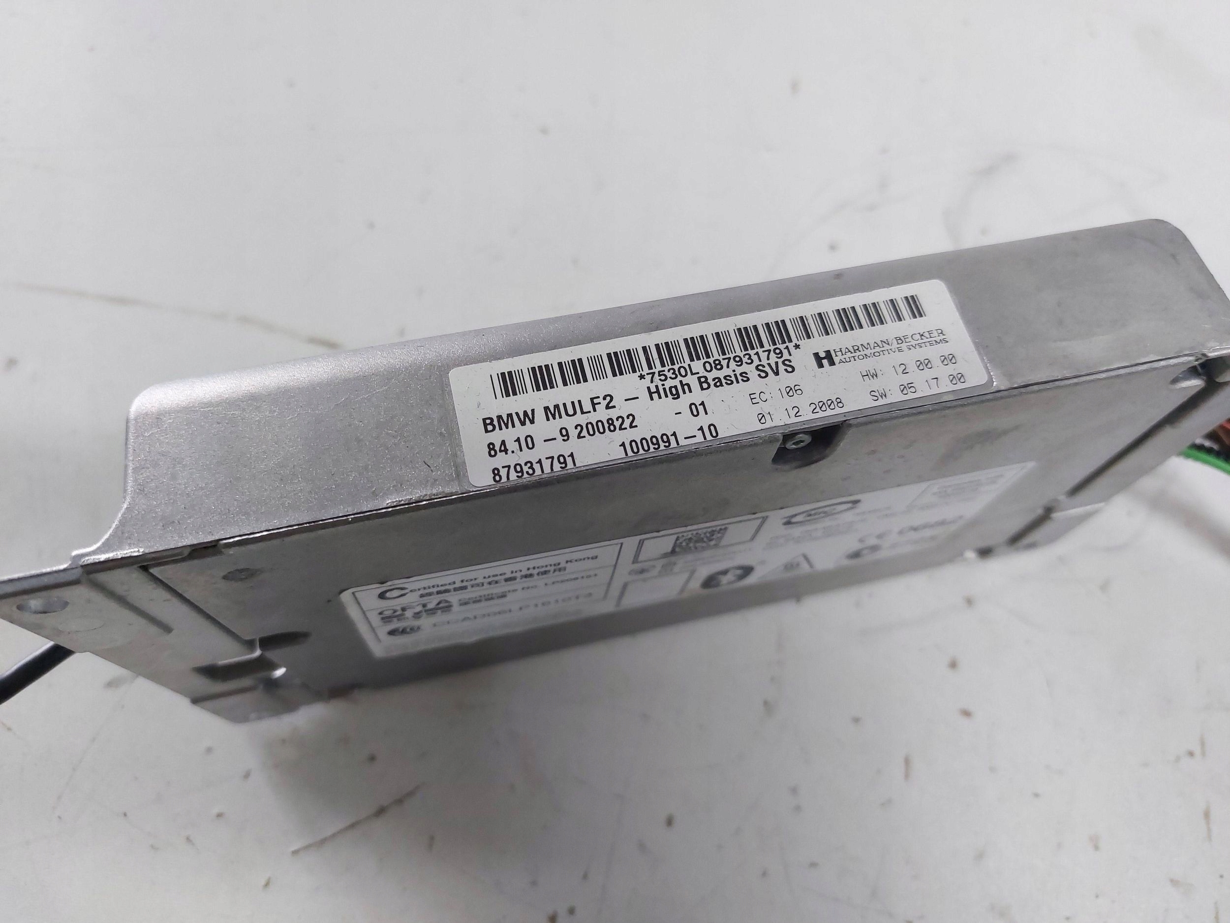 BMW 7 F01 F02 module control unit BLUETOOTH 9200822