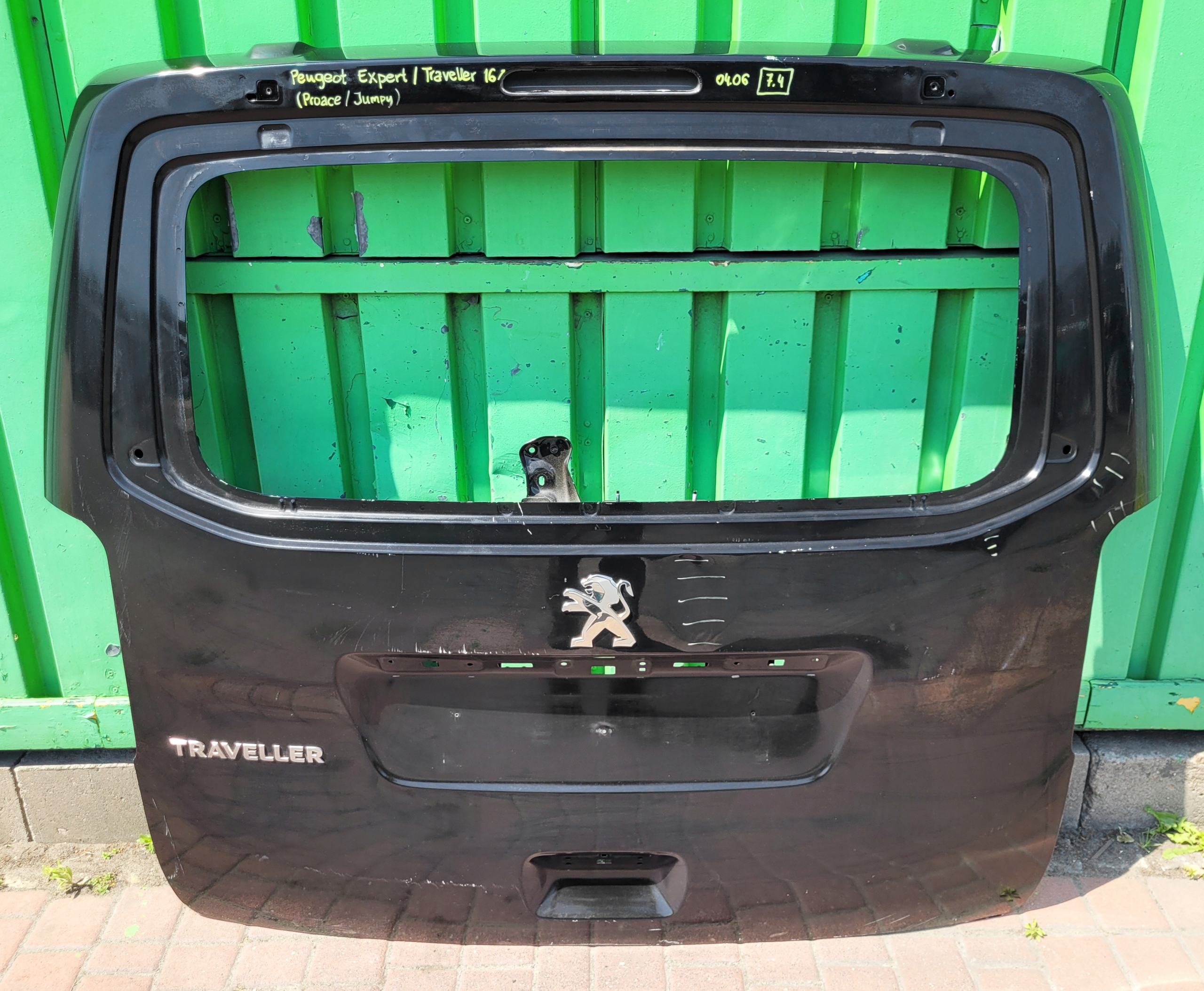 KLAPA BAGAŻNIKA PEUGEOT EXPERT / TRAVELLER 2016-