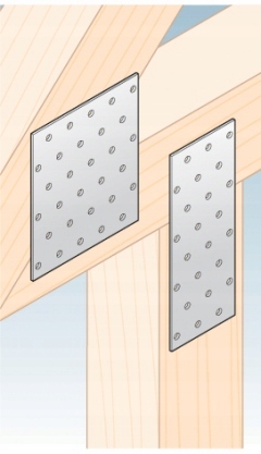 PŁYTKA PERFOROWANA ŁĄCZNIK PŁASKI 160x40 PP4 Marka inny