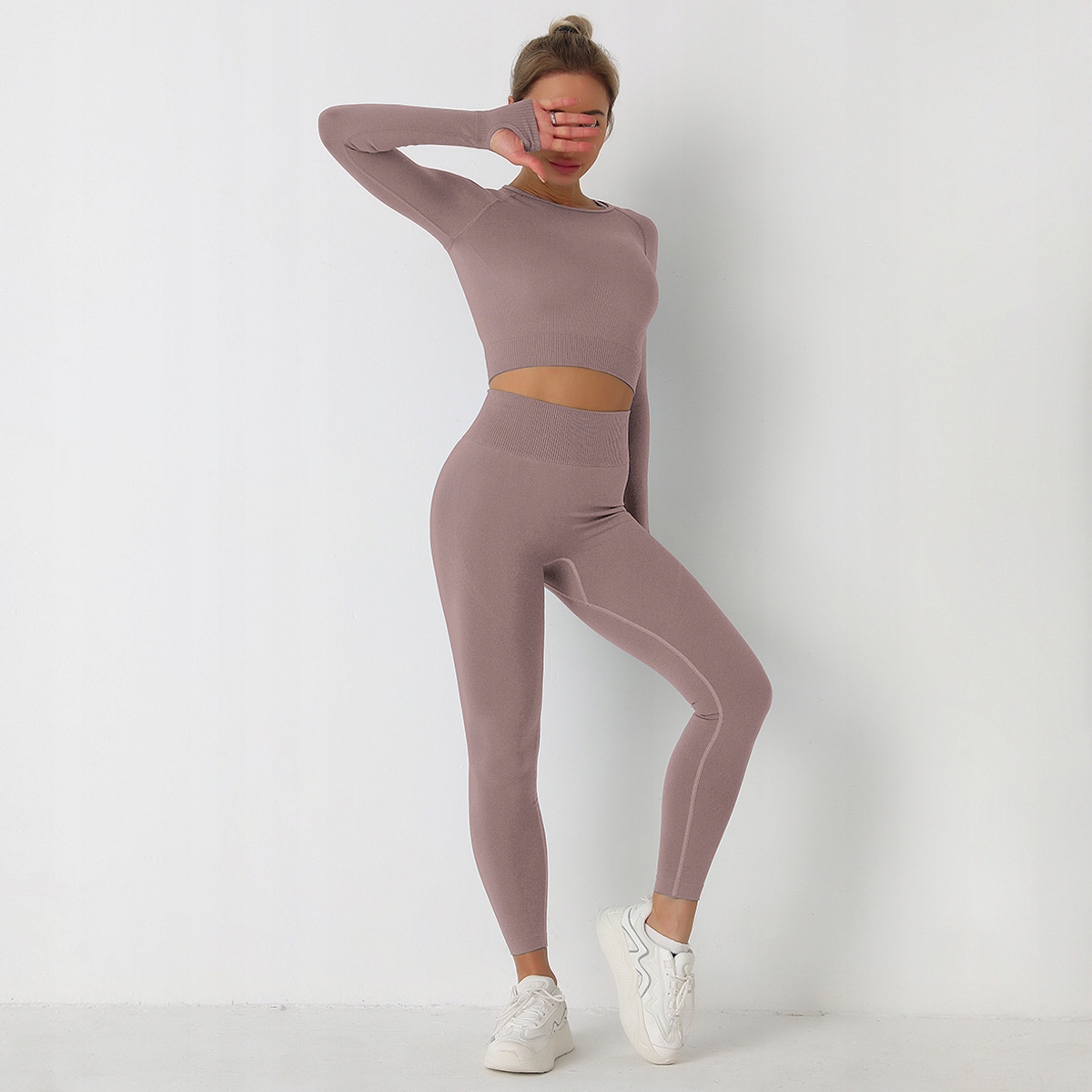 DAMSKI 2-CZĘŚCIOWY DRES FITNESS TRENINGOWY M Kolor dominujący inny