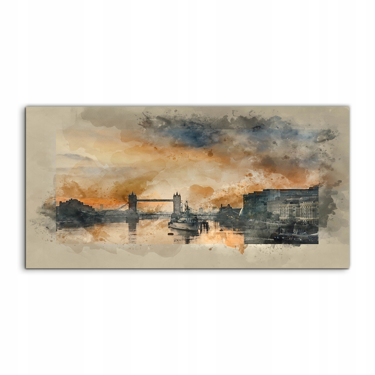 

Obraz 120x60 na ścianę Rzeka Londyn Miasto ścienny