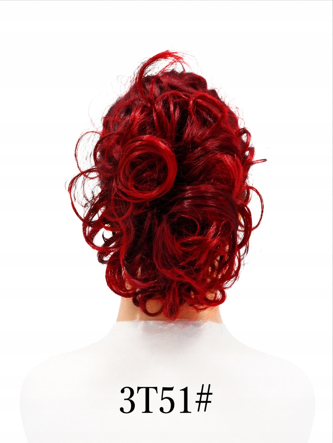 příčesek Veronica dopinka kudrnatá barva ohnivě červená Neessaja wigs shop