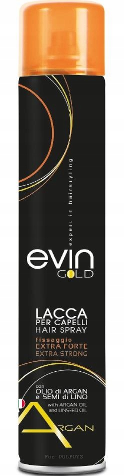 Evin RHOSE GOLD lakier do włosów argan 750ml