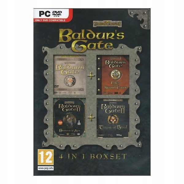 

Baldur's Gate 1 2 Dodatki Nowa Gra Pc DVD