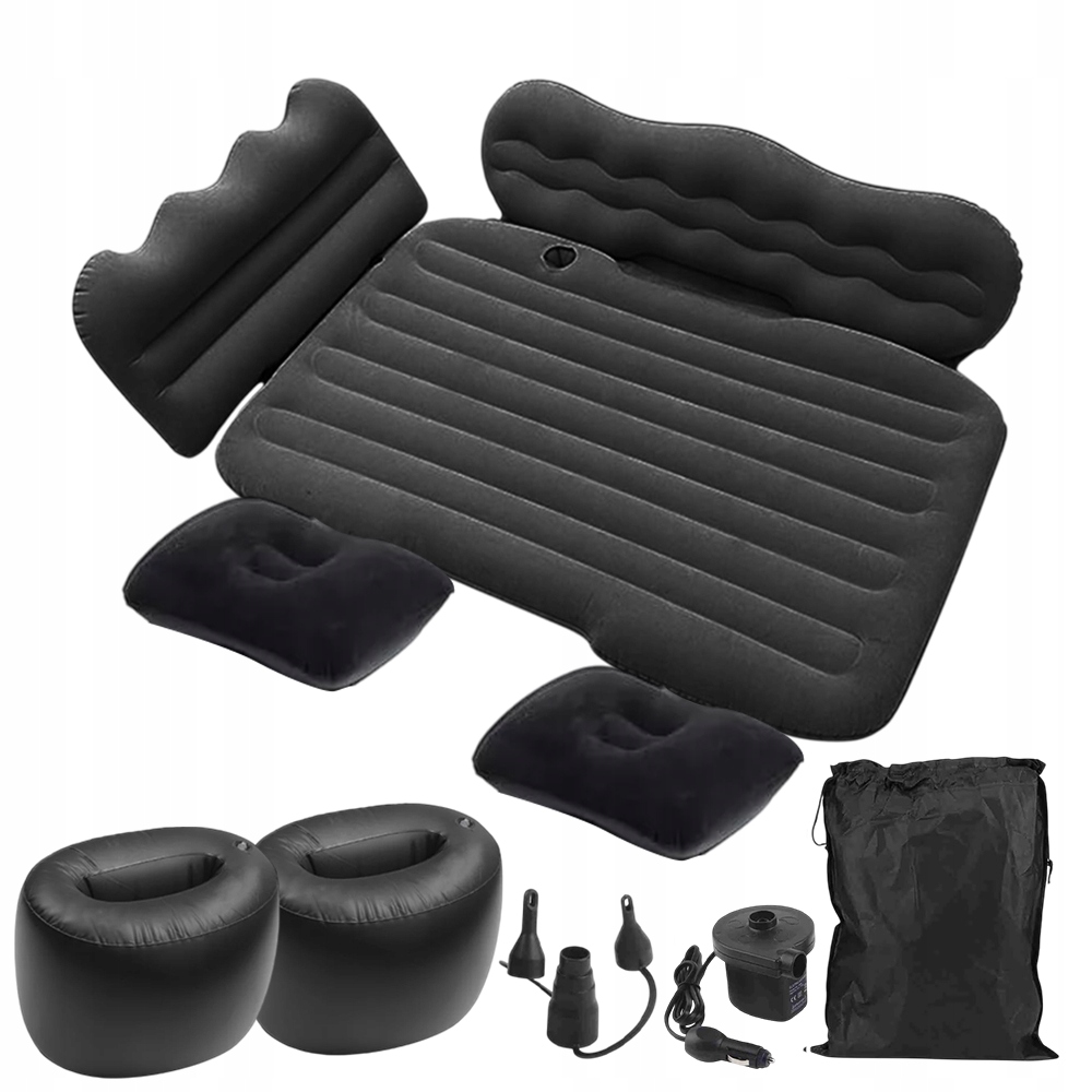 Dmuchany Materac Łóżko Do Samochodu Welurowy Odporny Na Uszkodzenia