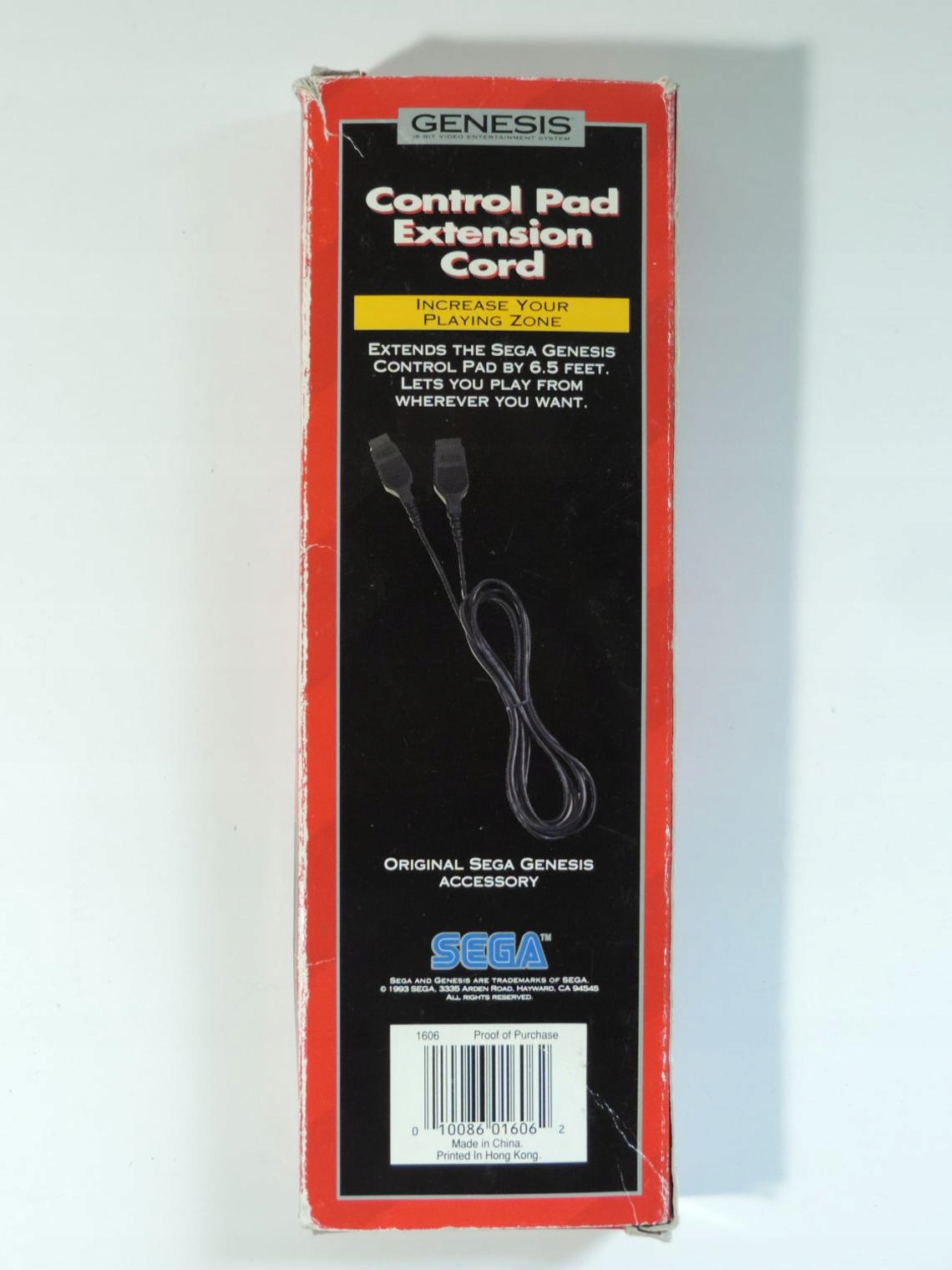 Sega Genesis Control Pad Extension Cord 2m box