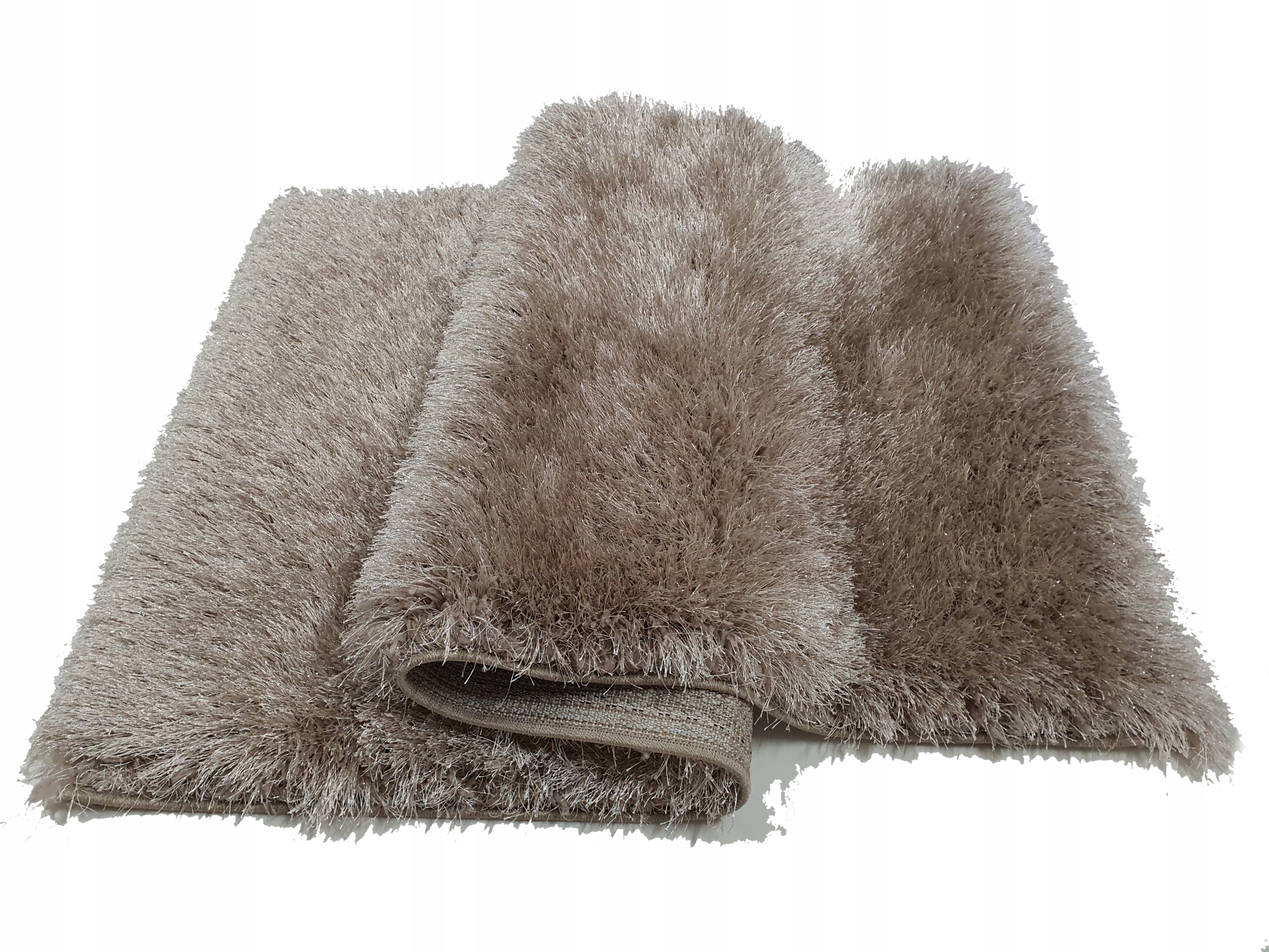 

Dywan Glossy Gloria sand beż lurex shaggy 160x230