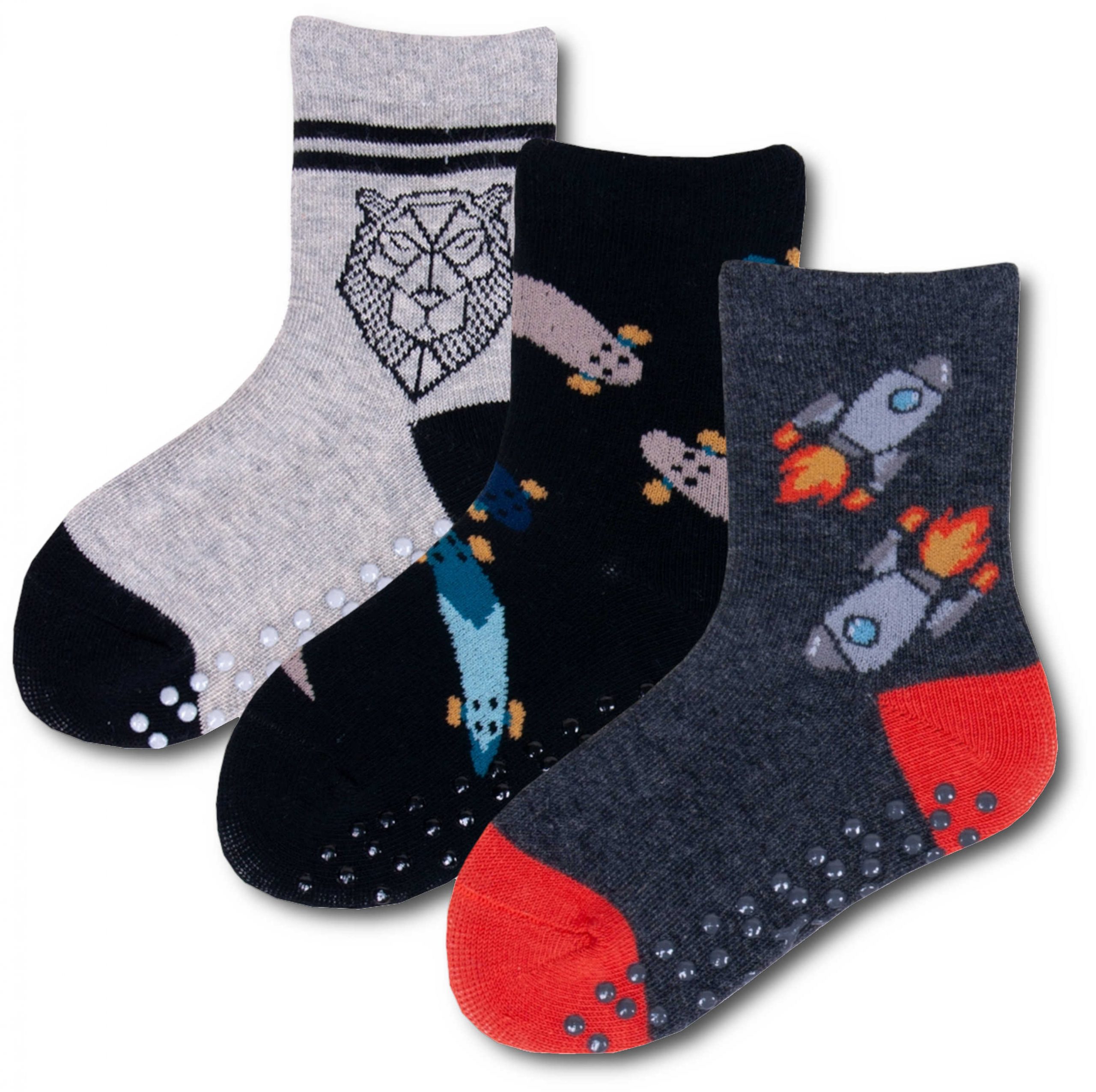 

3-PAK Skarpetki Antypoślizgowe z Abs 23-26, 92 98