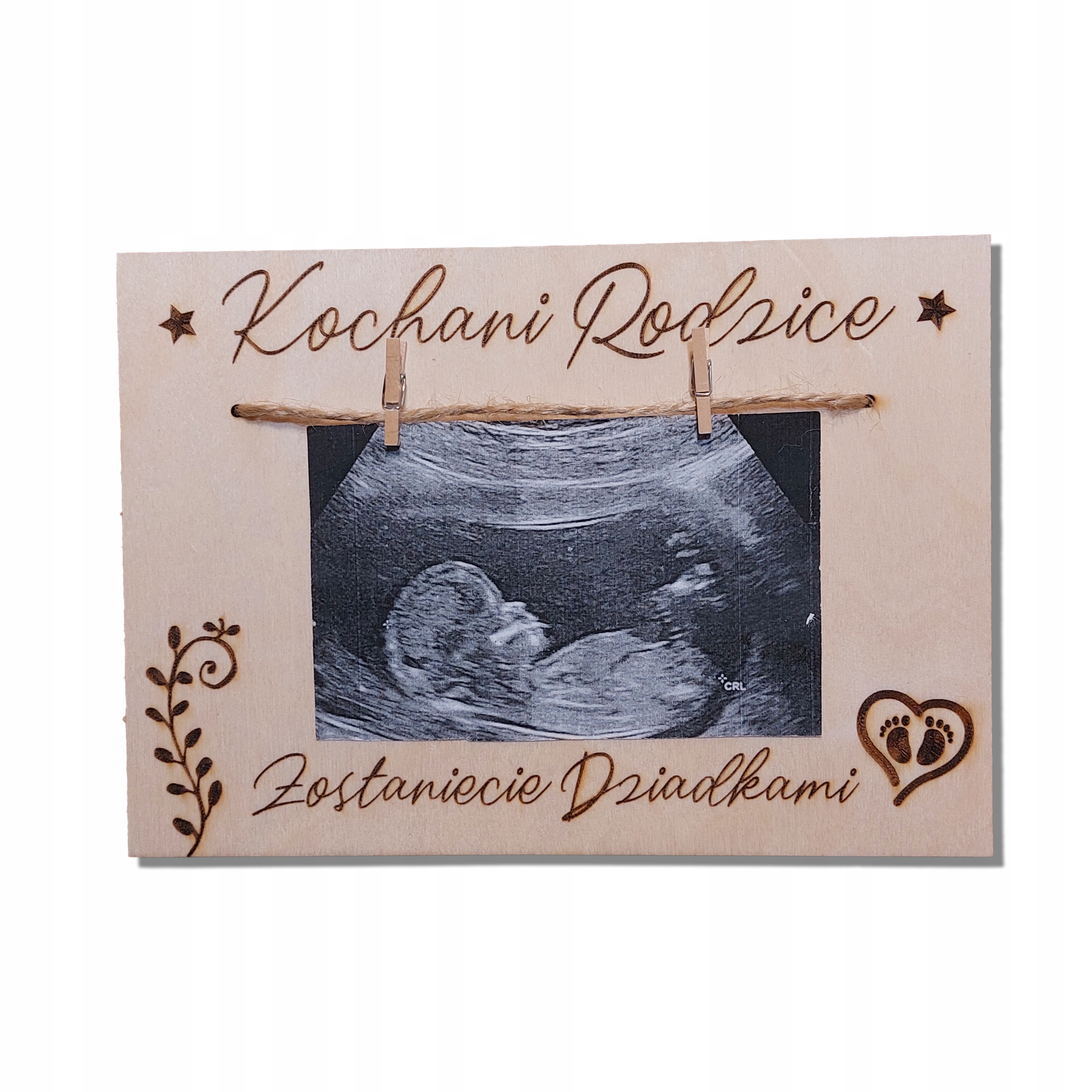 

Tabliczka na zdjęcie Usg Zostaniecie Dziadkami