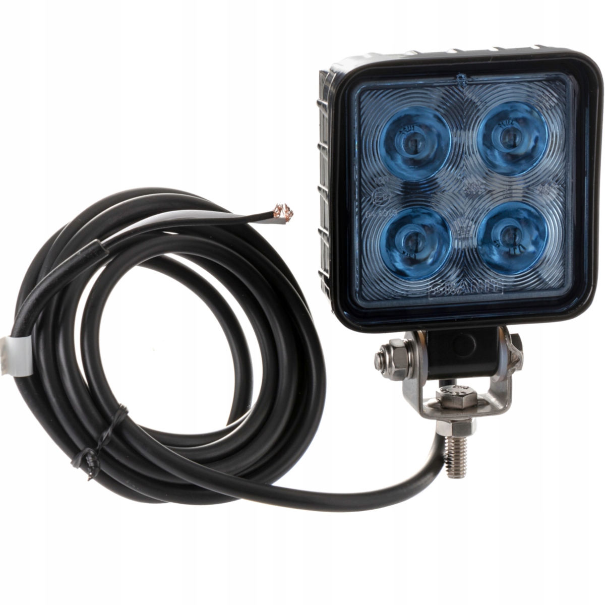 Led pracovní lampa s modrým postřikovačem