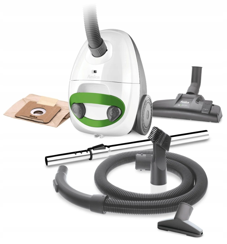 Odkurzacz workowy AMICA ORA VM1034 900W EPA 10 biały