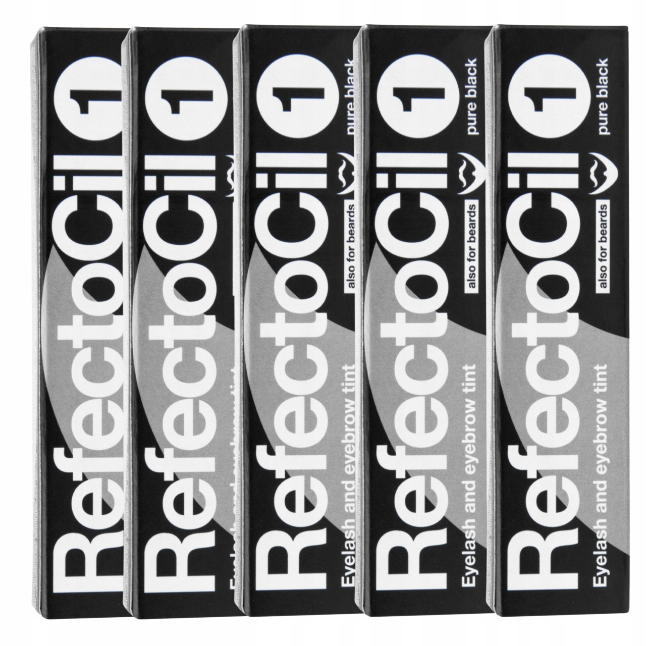 Henna Refectocil Sada Na Obočí A Řasy 15 ml Černá 1.0. V Gelu 5 Kusů