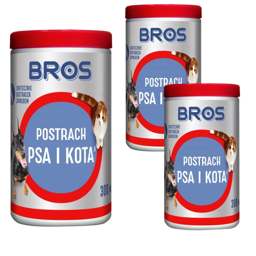 POSTRACH PSA I KOTA Odstraszacz Bros 300ml x 3 szt