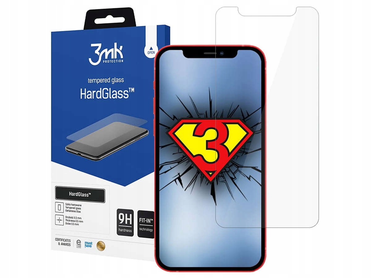 

Szkło hartowane 3mk HardGlass 9H do Apple iPhone 1