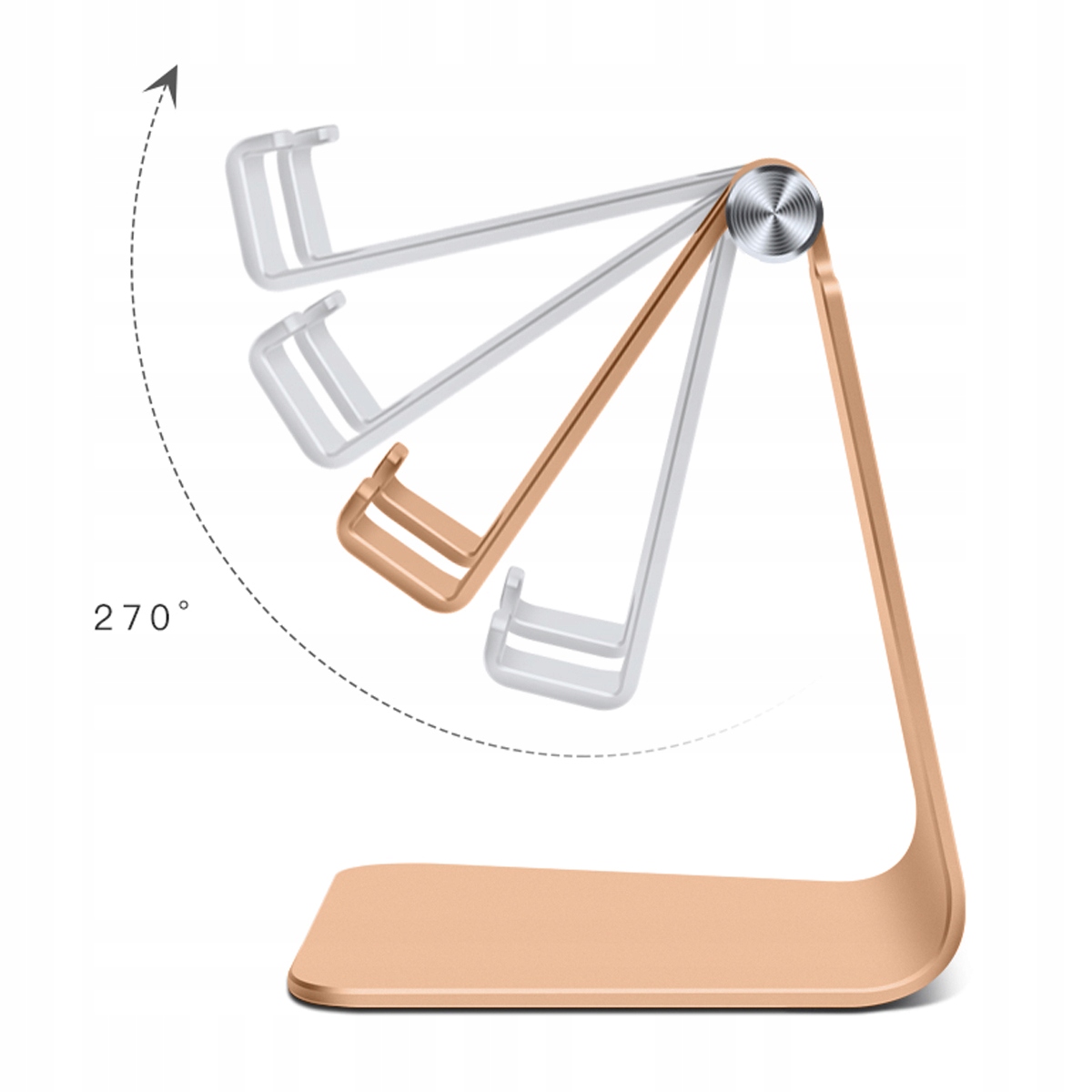 Stojak do telefonu / tabletu Heckermann Z4 Złoty Marka Heckermann