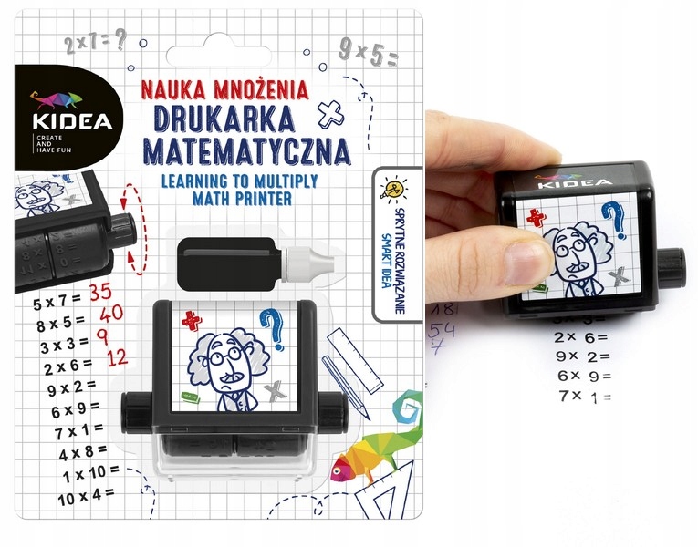DRUKARKA MATEMATYCZNA NAUKA LICZENIA Mnożenie tabliczka mnożenia