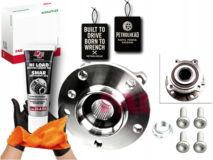Sada Ložiska Kola S Nábojem L/p X143.9 Bmw X5 E70 X5 #Petrolhead Pro+ Kit7