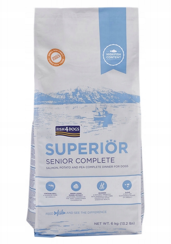 Fish4Dogs Superior Senior Salmon Small Kibble 6kg