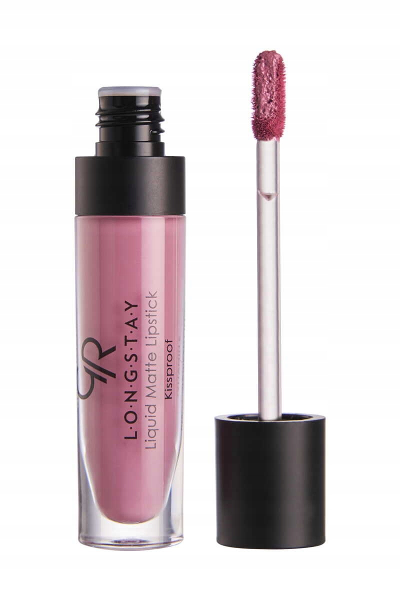 MATOWA POMADKA W PŁYNIE GOLDEN ROSE LONGSTAY MATTE 03 Kolor fioletowy różowy inny kolor