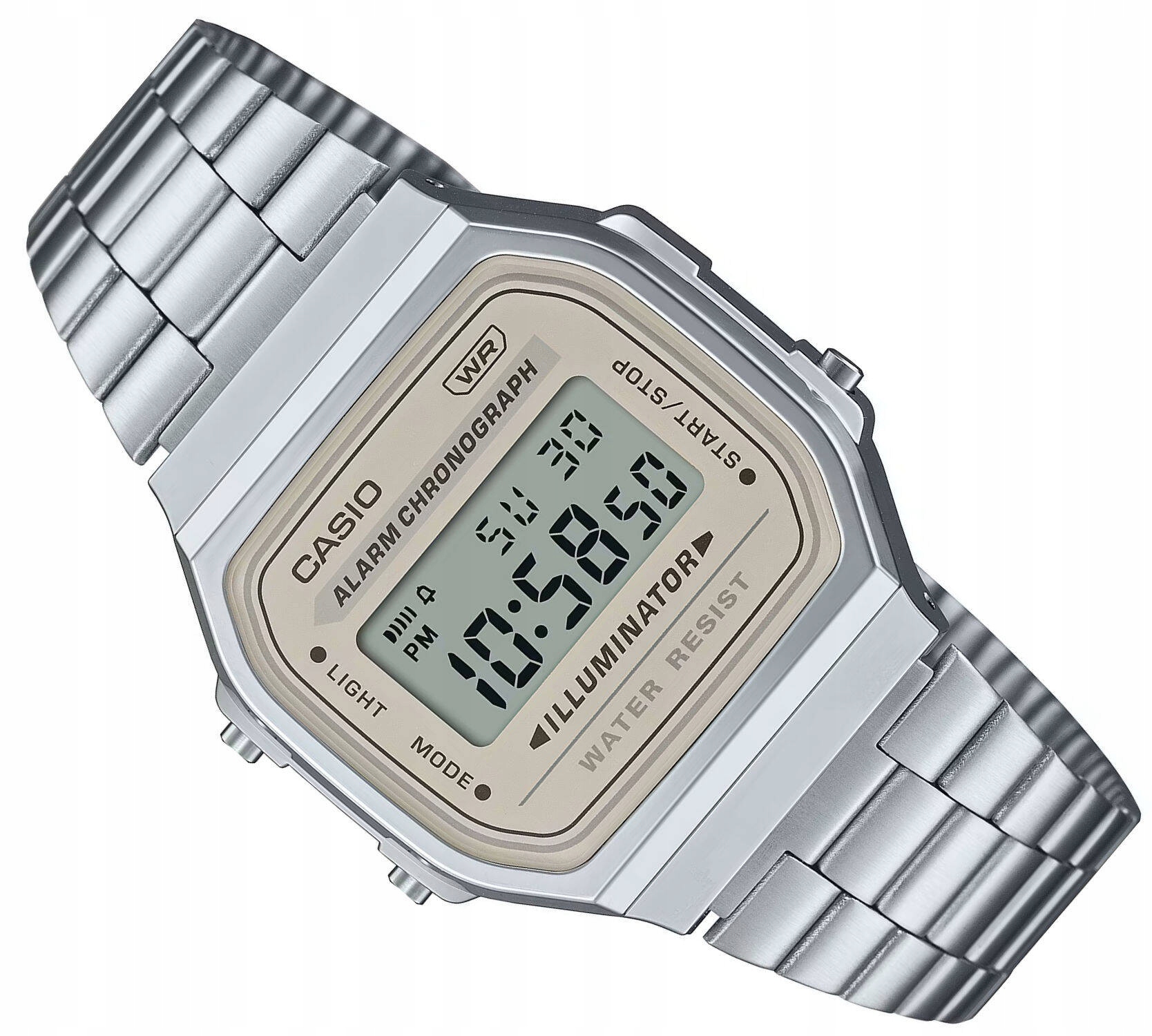 Klasické Hodinky Casio Retro A168WA -8AY Vintage Unisex Náramek