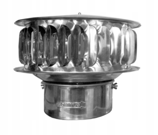 Kn Turbomax 3 fi 130 rotační nástavec komín ventilace kyselina 0,5 mm