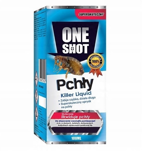 

One Shot Oprysk środek Płyn na Pchły 100 ML