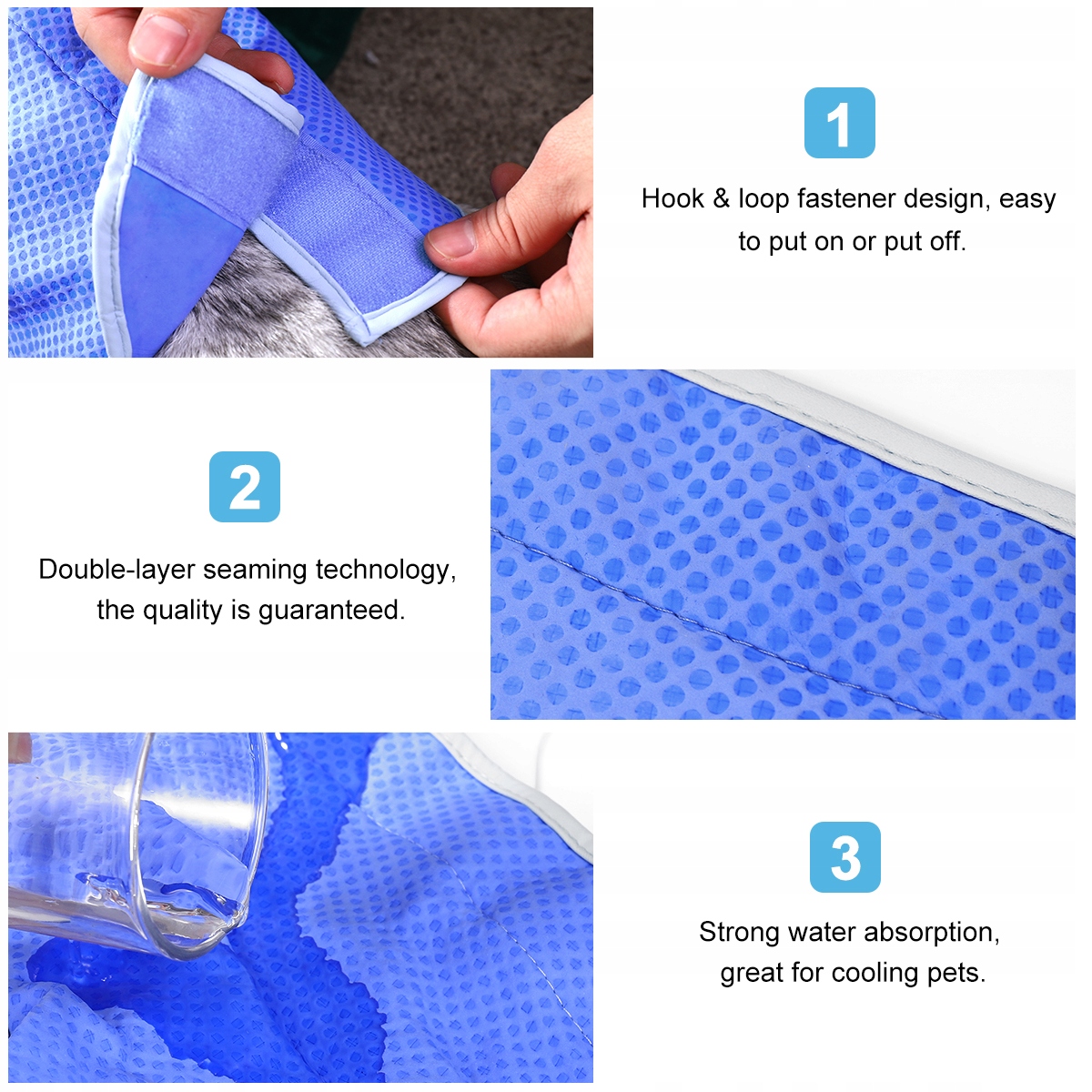 Puppy Outfits Cool Vest Dogs Cooling Rozmiar S