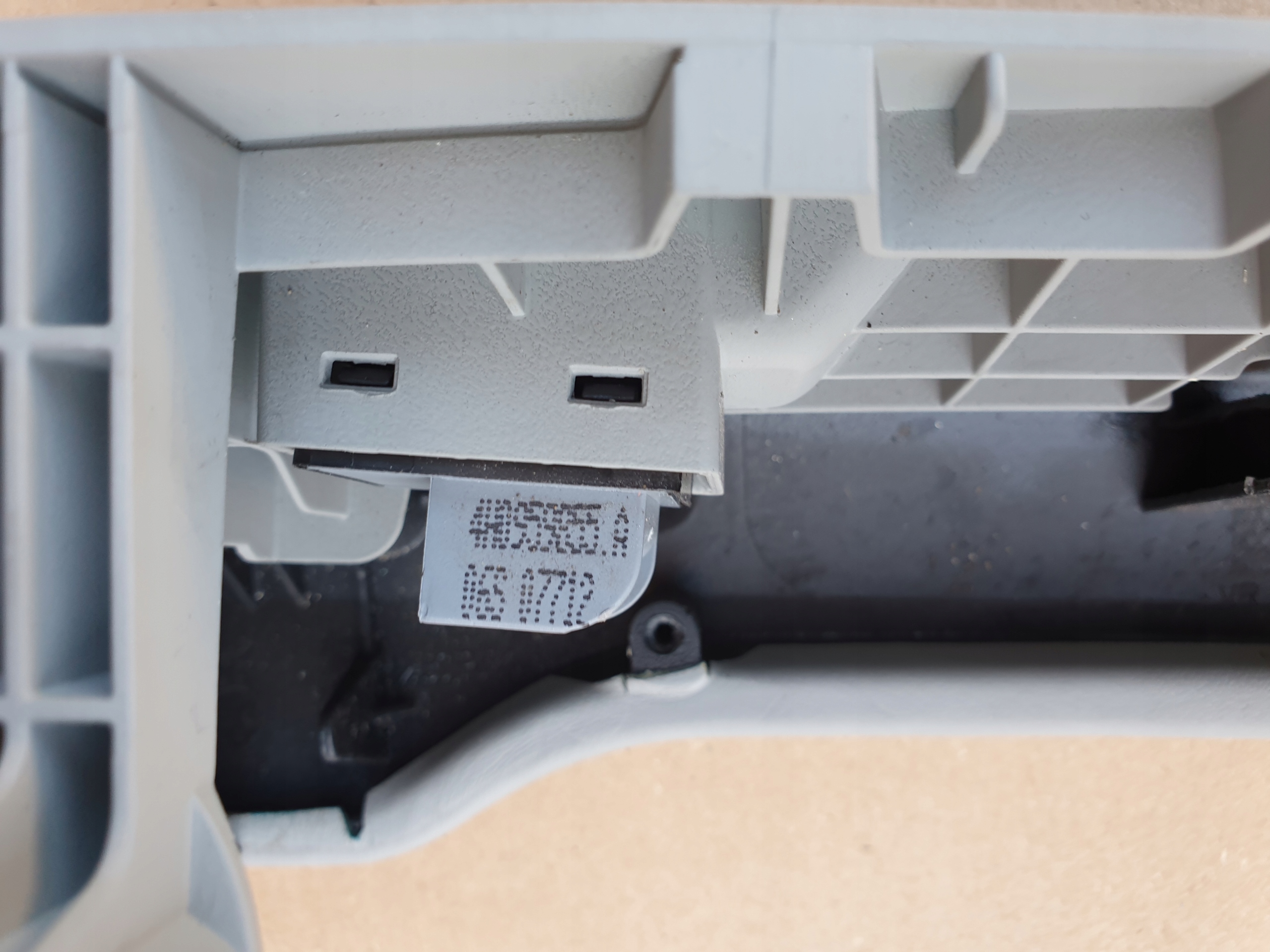 armrest BOCZKA right front AUDI A7 4G OE EUROPA grey leather
