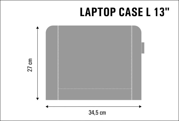 ETUI NA LAPTOP MIDNIGHT 13' Marka Bertoni