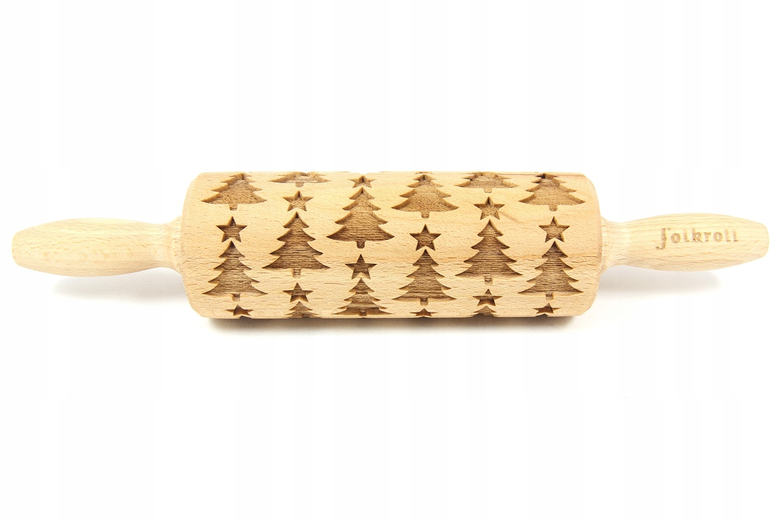 Wałek grawerowany wzór CHOINKA, junior