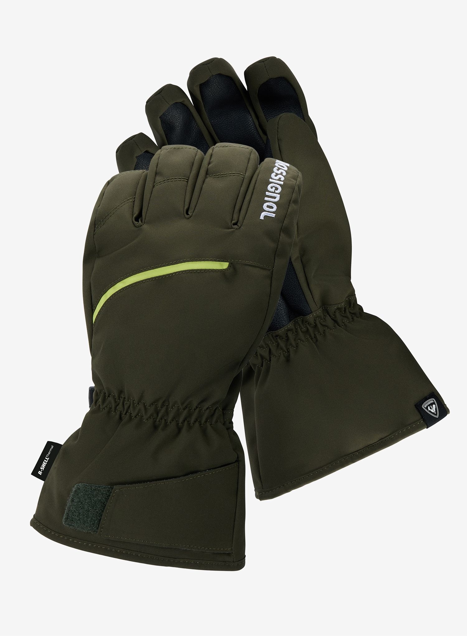 Rękawiczki narciarskie Rossignol Perf Ski Gloves R-Shell Ther olive M