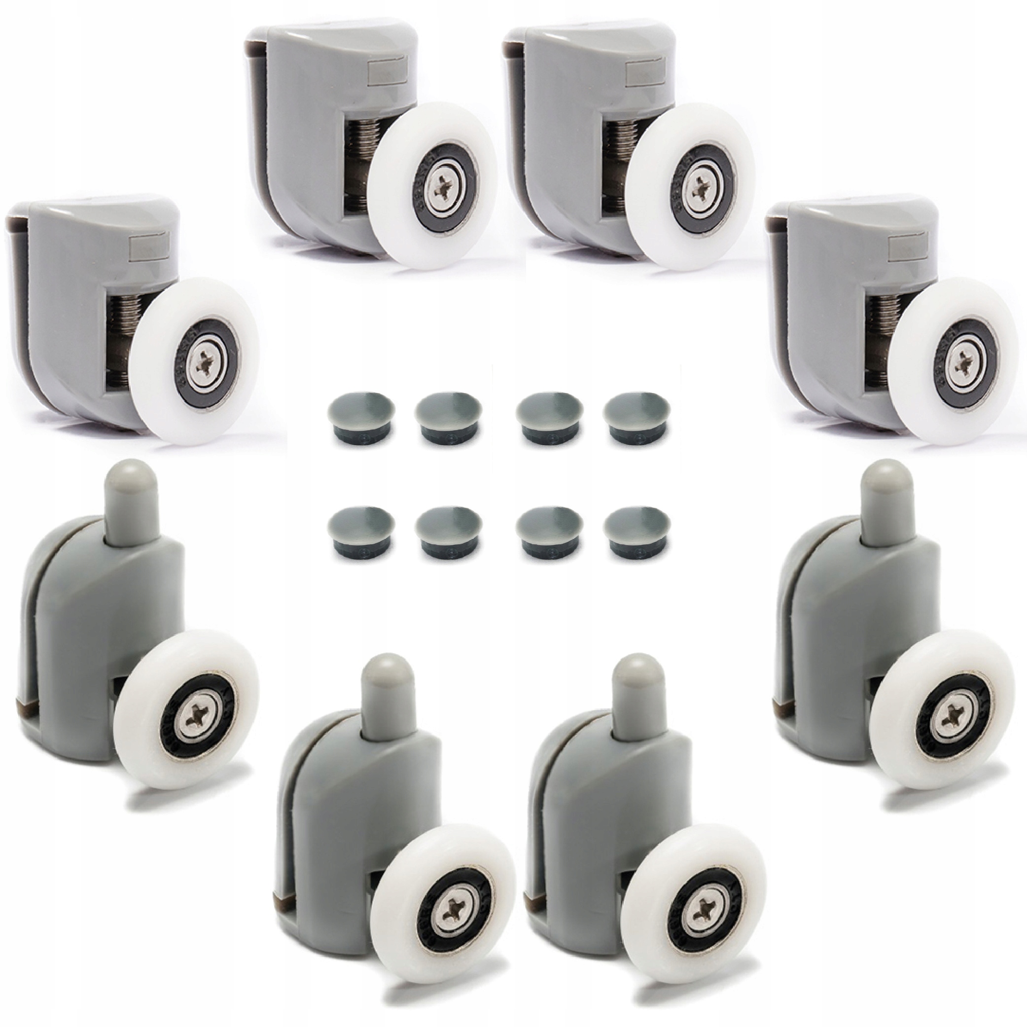 Набор из 8 роликов для душевой кабины роликовые ролики 25 мм