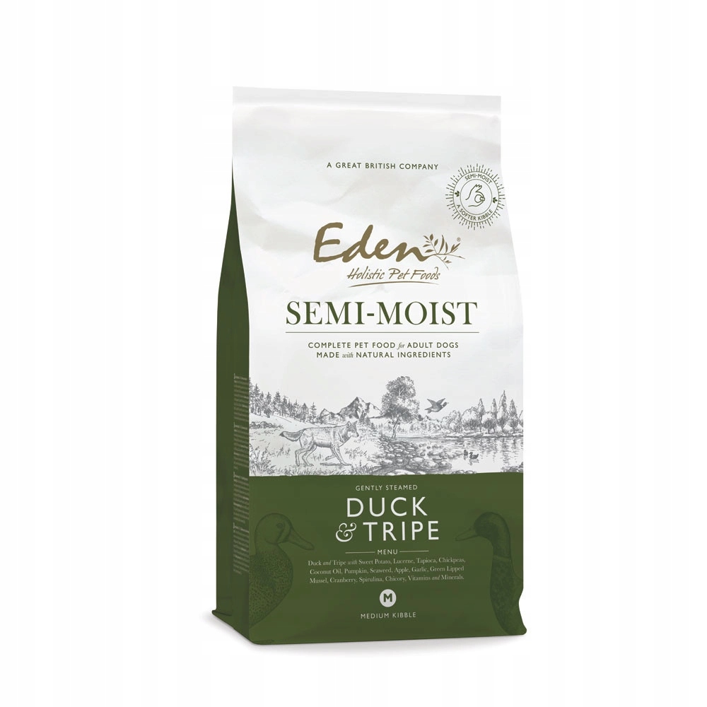 Eden Karma Półwilgotna Kaczka & Żołądki 10kg