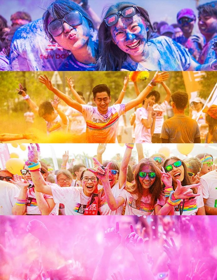 Kolorowy Proszek Holi Powder Festiwal Zestaw 10szt Kolorów 10x100g Nazwa Kolorowy Pakiet