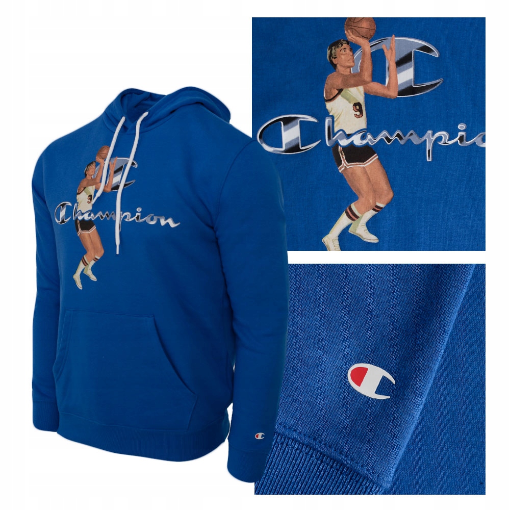 Champion Pánská Mikina 217284 Modrá XXL