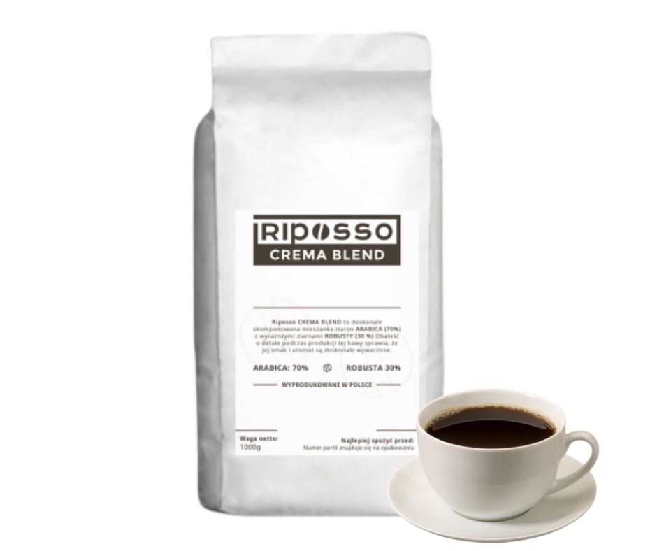 Riposso Crema Blend 1kg Kawa ziarnista