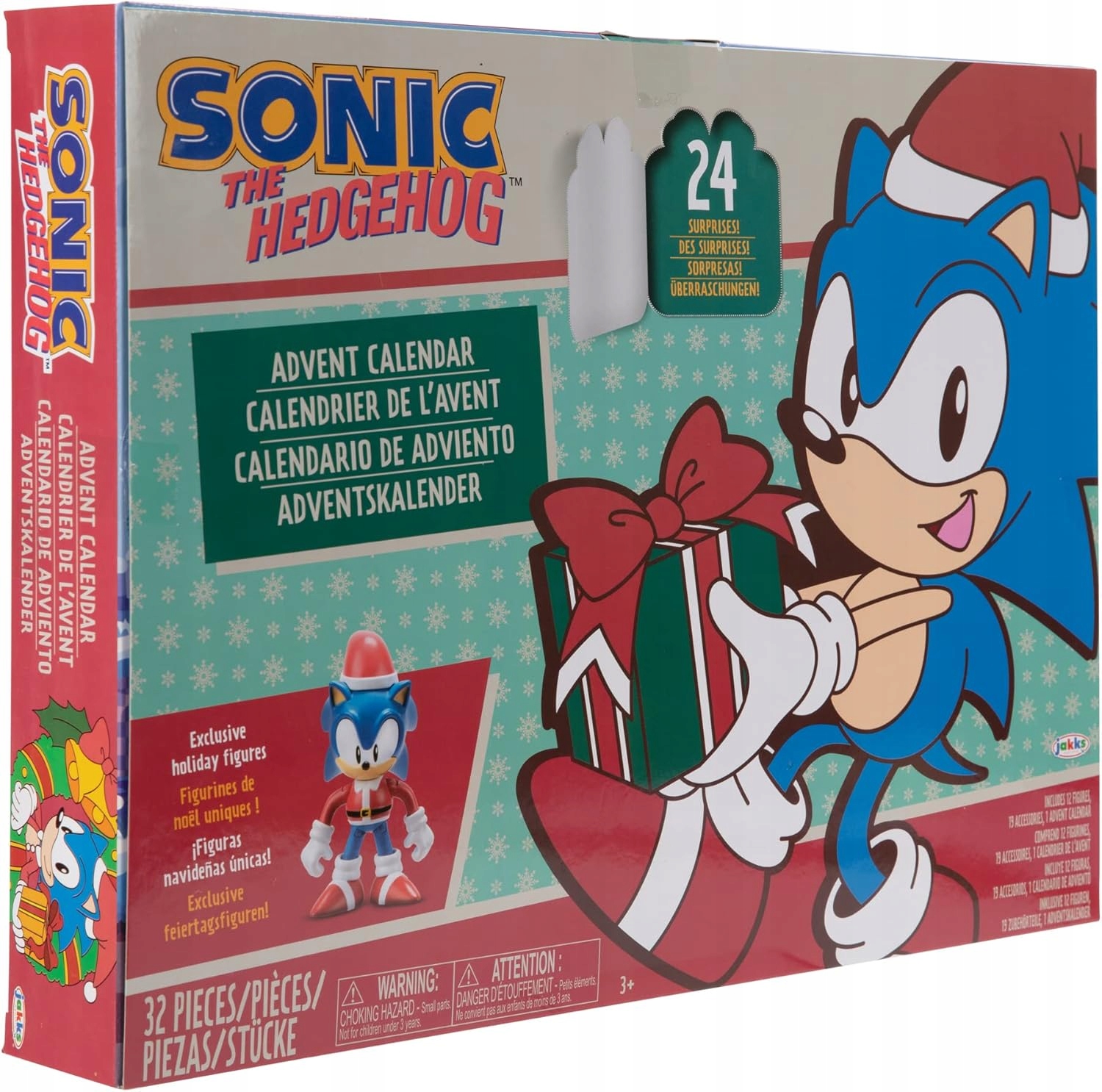 Адвент-календарь JAKKS Pacific Sonic The Hedgehog, 12 подвижных фигурок и 19 аксессуаров — фото 7