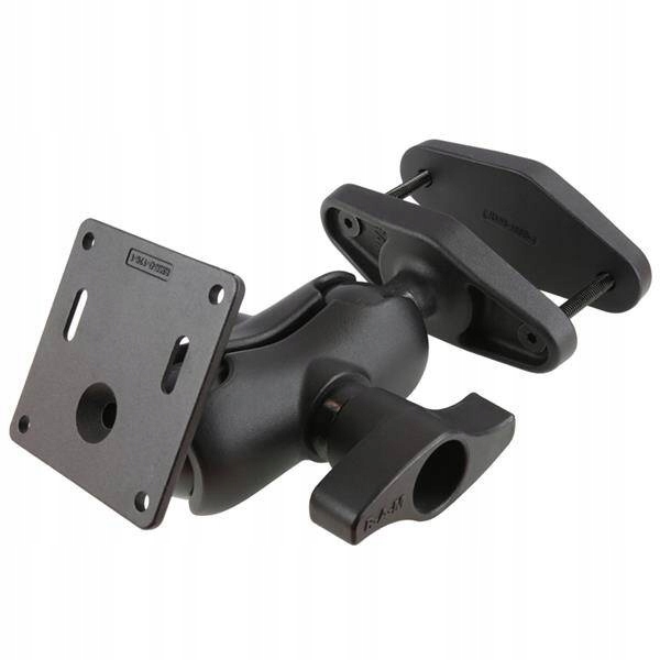 Ram Mounts 4palcový čtvercový držák se svorkou a Vesa destičkou 75x75mm