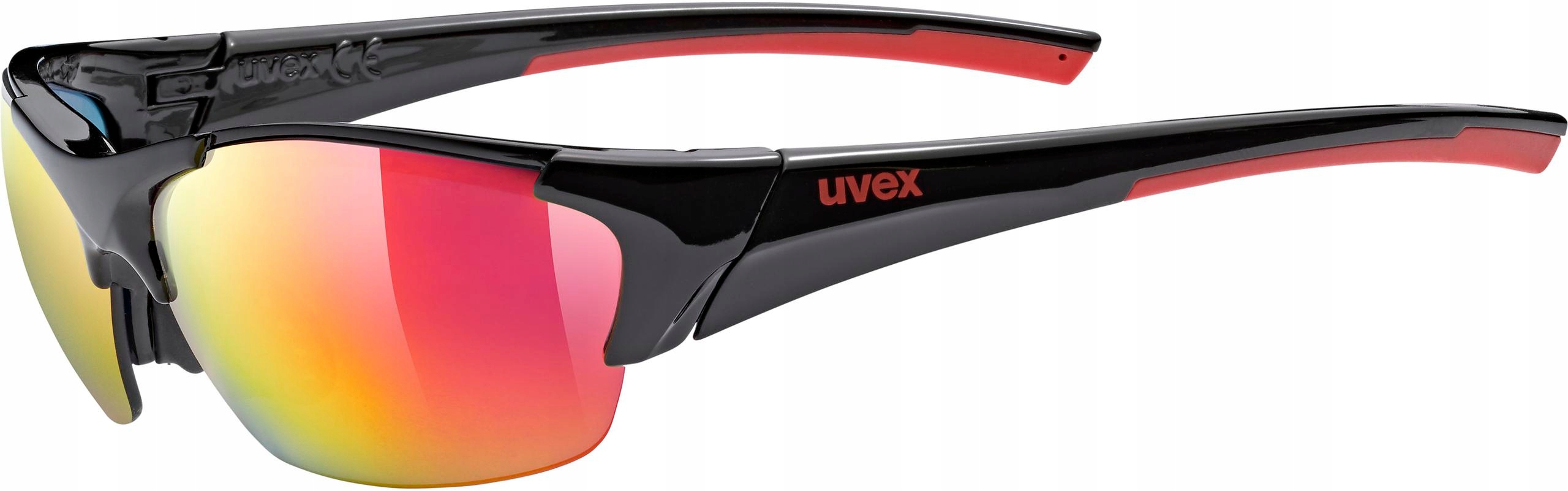 Uvex sportovní sluneční brýle Blaze III unisex černo červené