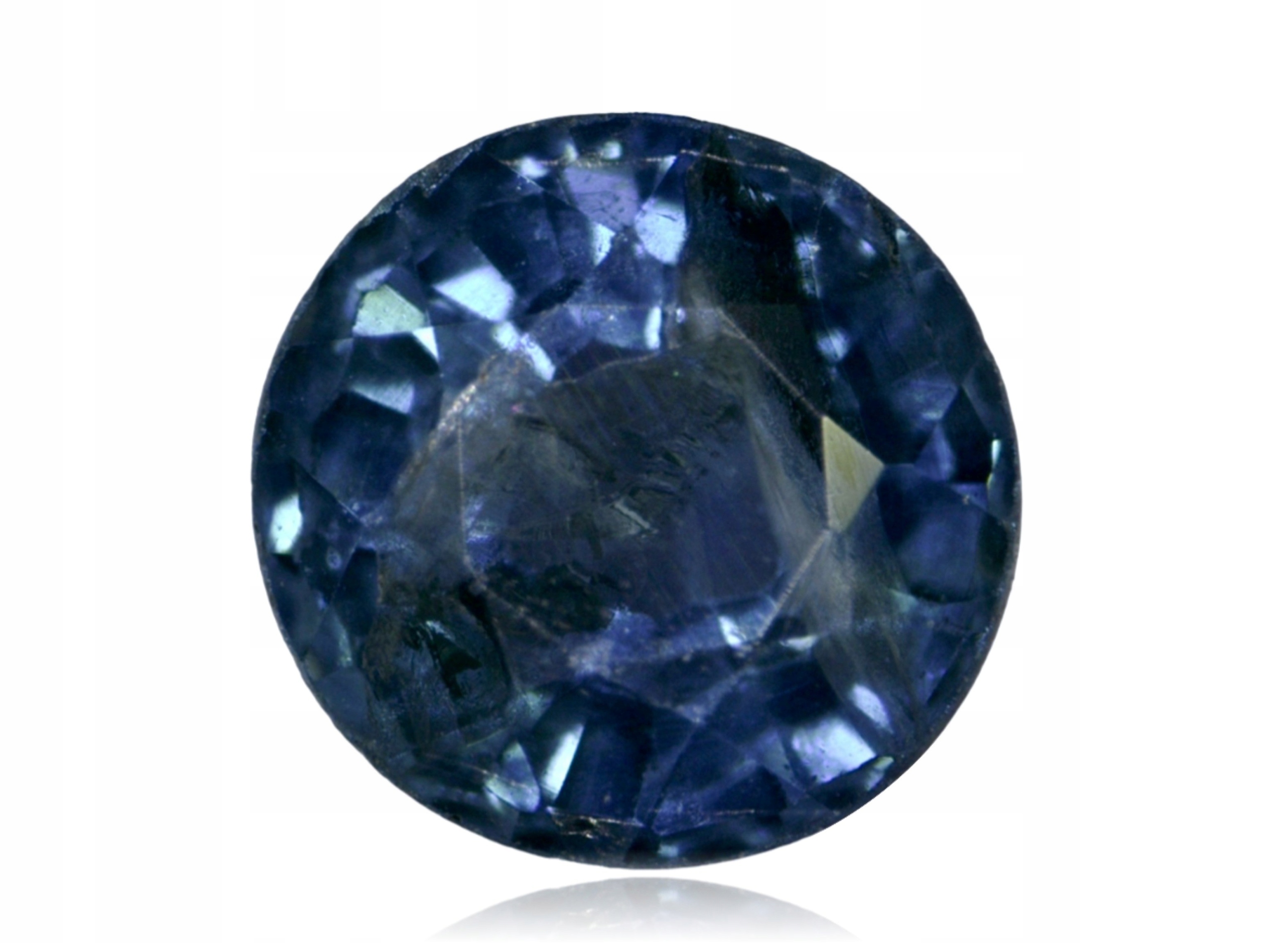 Safír 0.19ct Modrý Kulatý eCertifikát Wbd