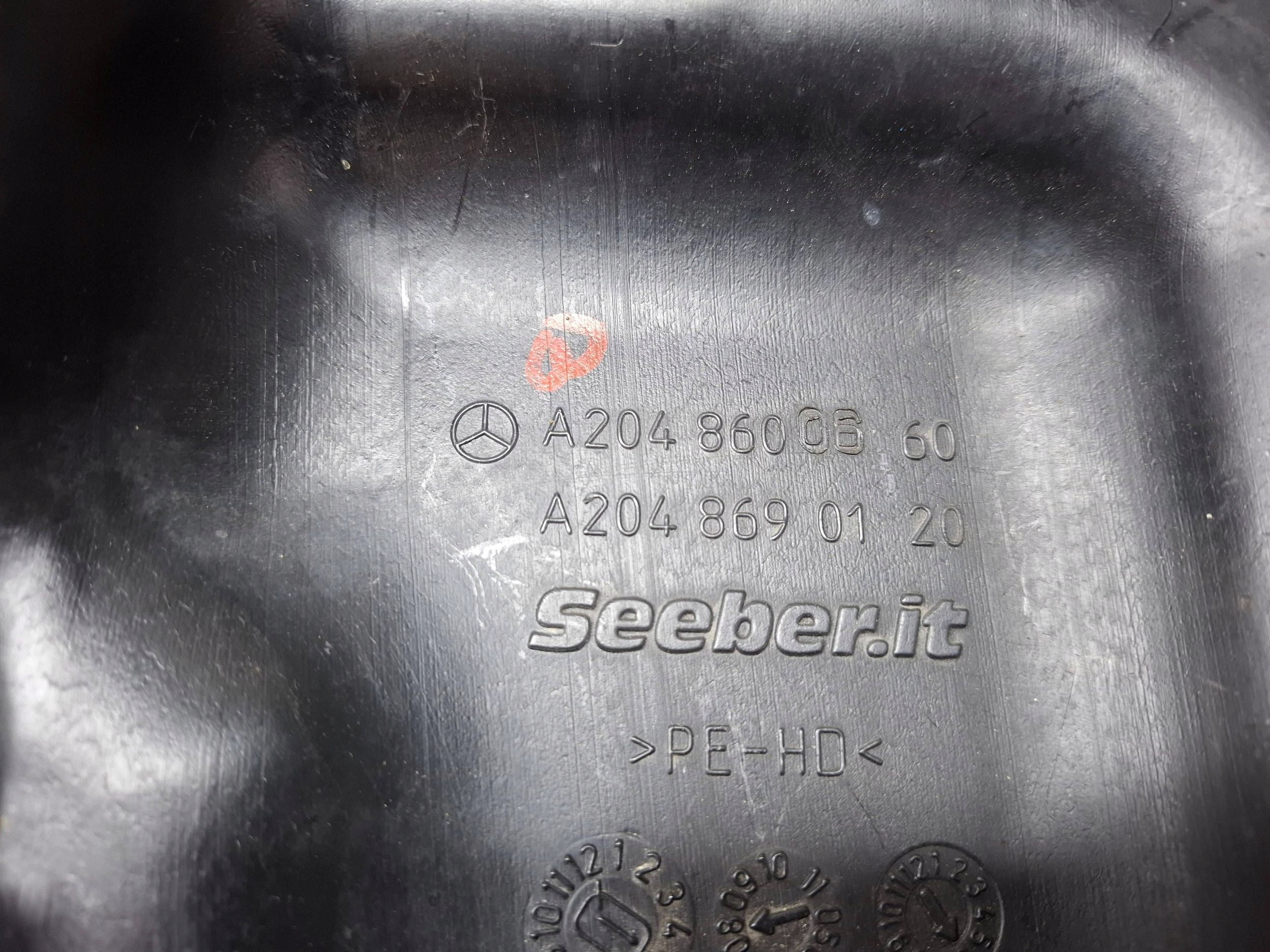 tank washers complete A2048600660 MERCEDES C-KLASA W204