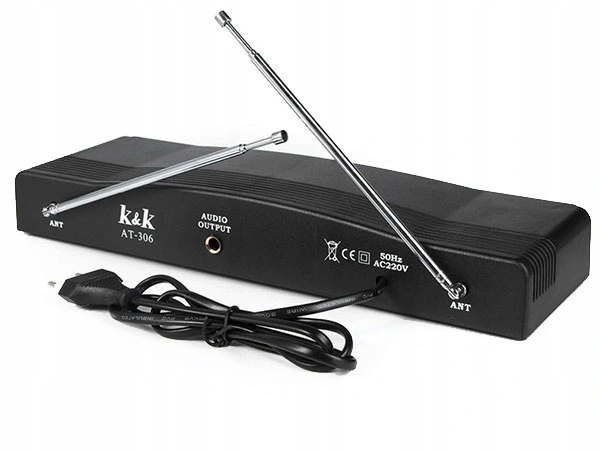 Zestaw KARAOKE bezprzewodowych 2X mikrofon stacja nadawcza Marka Verk Group