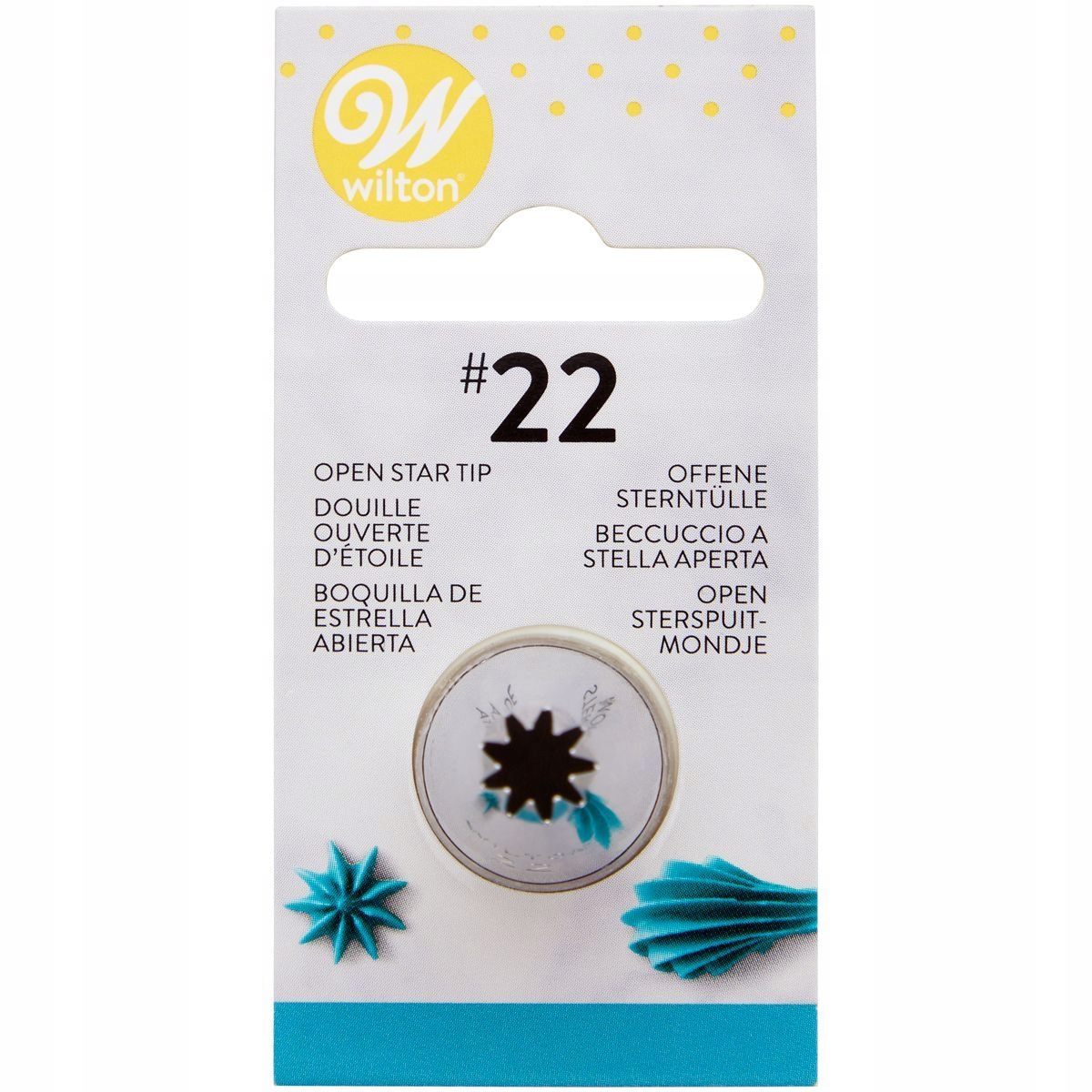 

Tylka cukiernicza Wilton otwarta gwiazdka, nr 22