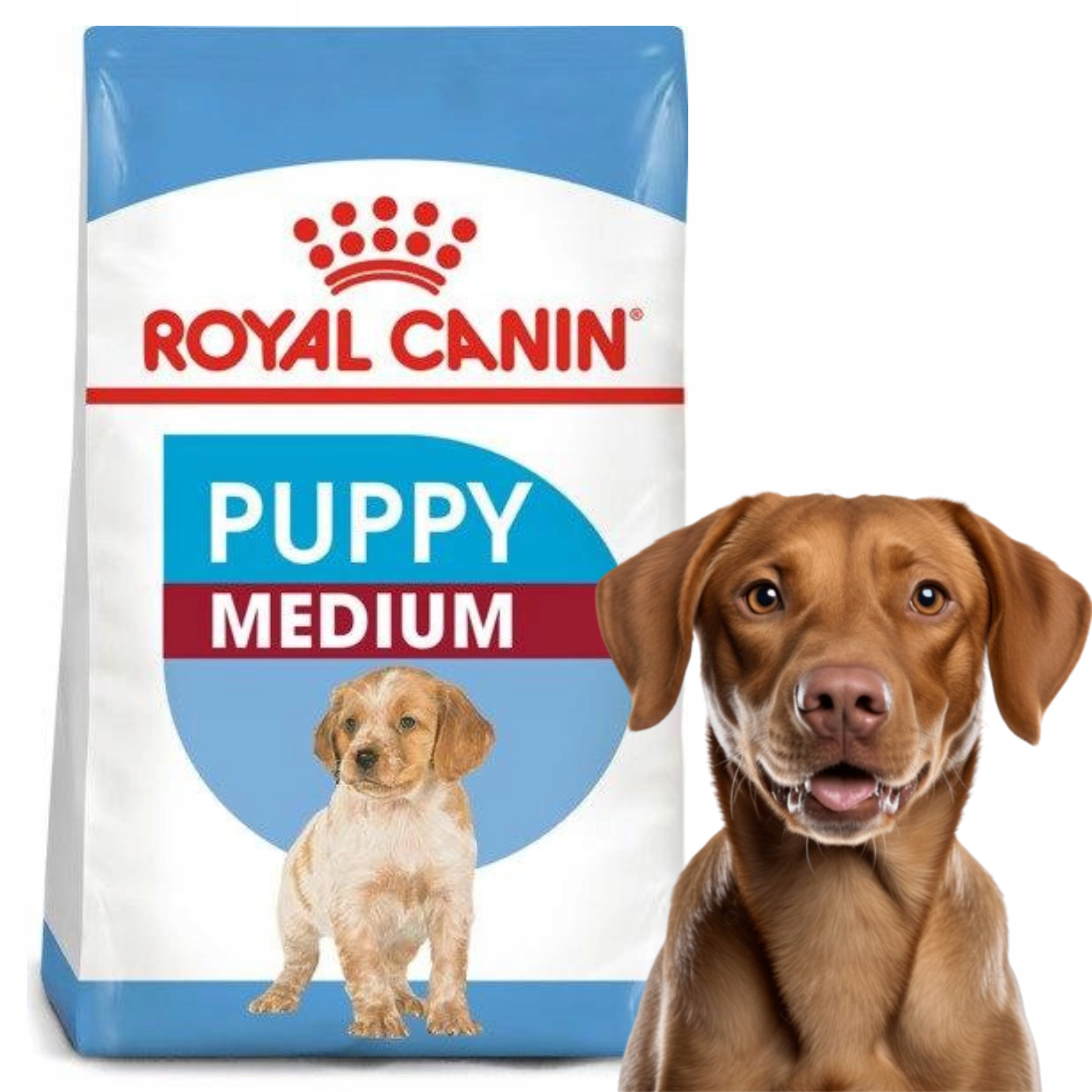 Levně Royal Canin Medium Puppy Junior Suché Krmivo Štěně Mladý Pes 15KG