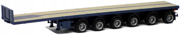 Herpa Zátěžový návěs 5-osa modrá