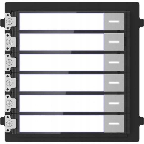 Modul volania (6 tlačidiel) Hikvision Ds-kd-kk