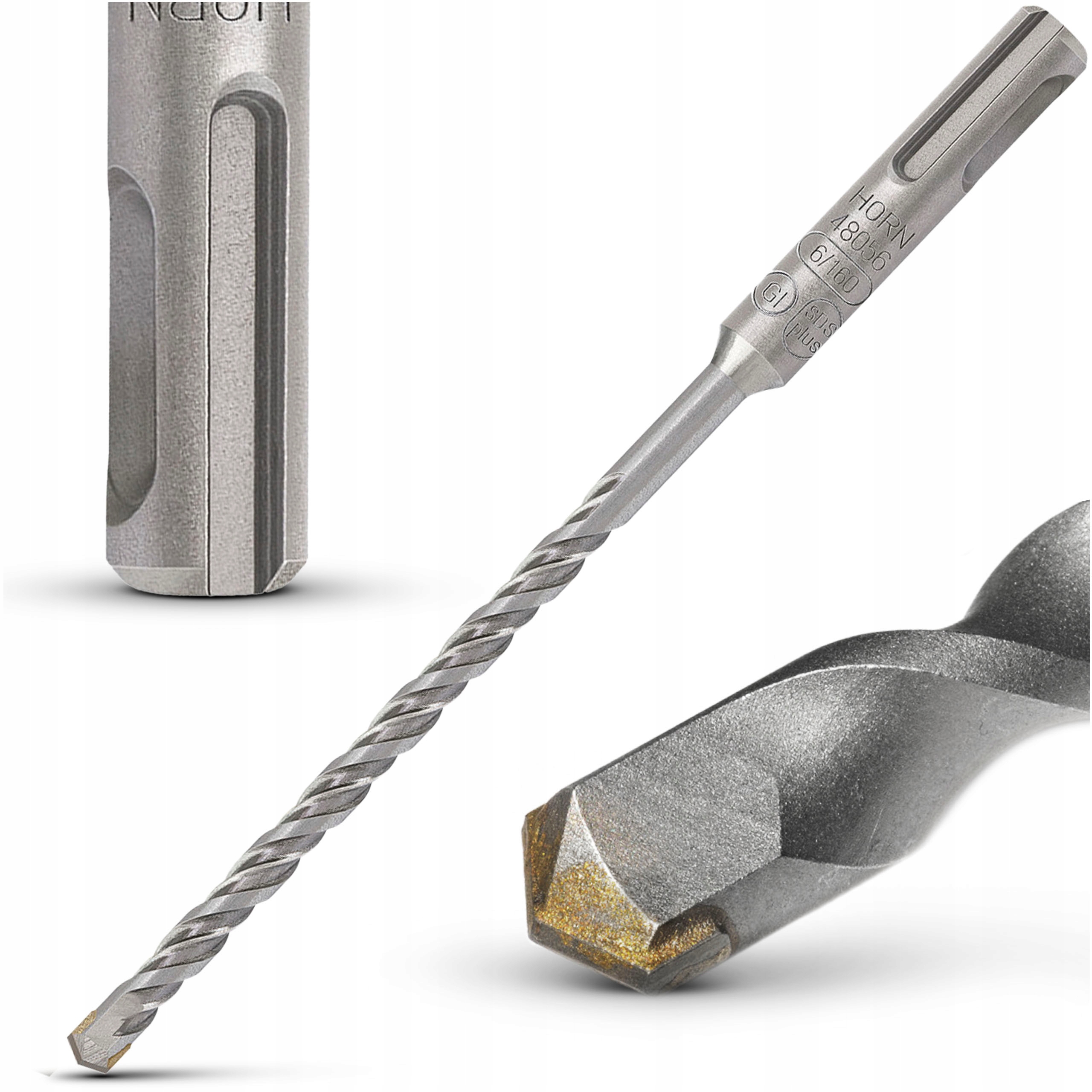 

Wiertło Do Betonu Fi 6mm Sds Plus Widia 6X160 mm