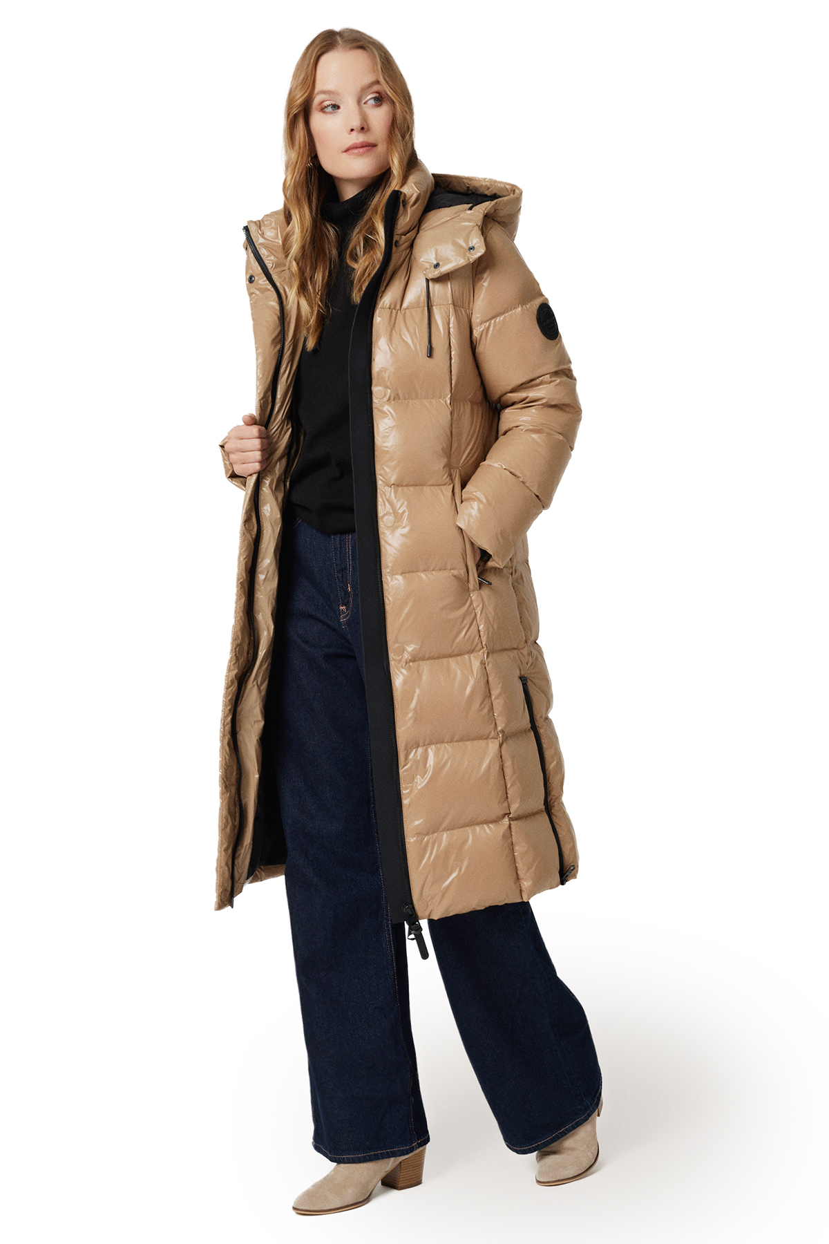 Kurtka Damska Puchowa Camel Lancerto Melby 34